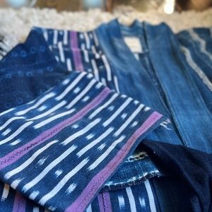 Parker + Simonne Indigo Mudcloth Jacket